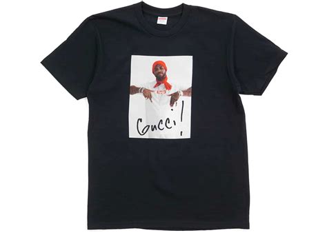 supreme Gucci mane tee black